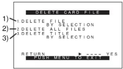 PANASONIC PVDC352 - Sous-menu [OTHER FUNCTIONS] - 1