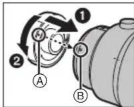 PANASONIC HES200 - Entfern des Telekonverters - 1