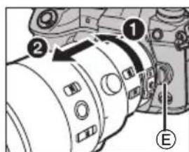 PANASONIC HES200 - Per rimuovere il teleconverter - 1