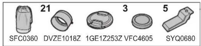 PANASONIC HES200 - Supplied Accessories - 1