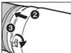 PANASONIC HES200 - Fixation du parasoleil - 2