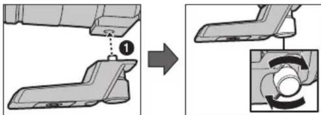 PANASONIC HES200 - Using the Tripod Mount - 2