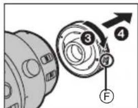 PANASONIC HES200 - Per rimuovere il teleconverter - 2