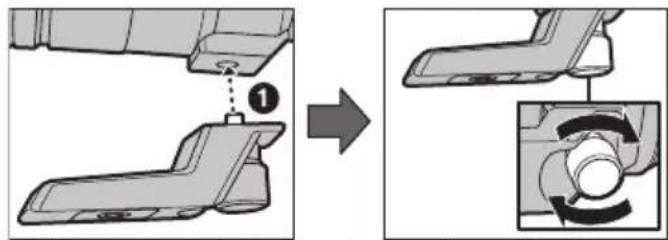 PANASONIC HES200 - Utilisation de la monture pour trépied - 1