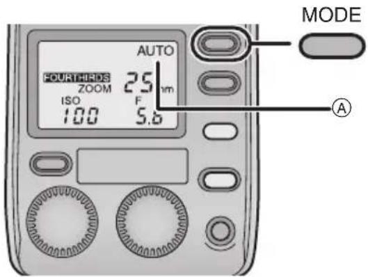 PANASONIC Lumix DMWFL500 - Push the [MODE] button to select the flash mode. - 1
