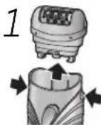 PANASONIC ESWS20 - Changing the head - 1