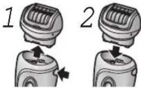 PANASONIC ESWD52 - Changing the head - 1