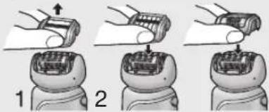 PANASONIC ESWD52 - Attach the gentle cap [C]/the beginner cap [D]. - 1