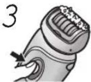 PANASONIC ESWD52 - Islak/köpüklü epilasyon - 2