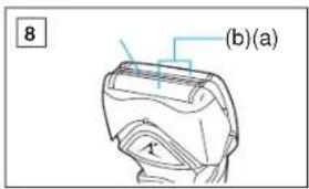 PANASONIC ES8168 - Wet/Dry Rechargeable Shaver Operating Instructions - 8
