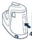 PANASONIC ES7109 - Preparing the self-cleaning recharger - 3