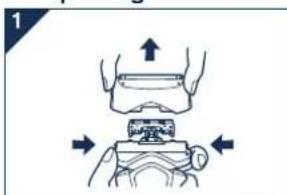 PANASONIC ES7109 - Replacing the inner blades - 1