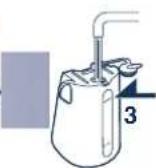PANASONIC ES7109 - Preparing the self-cleaning recharger - 2