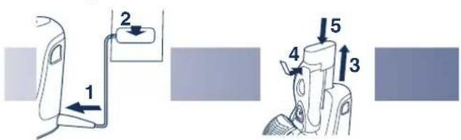 PANASONIC ES7109 - Attach the detergent cartridge. - 1