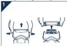 PANASONIC ES7109 - Replacing the system outer foil - 1