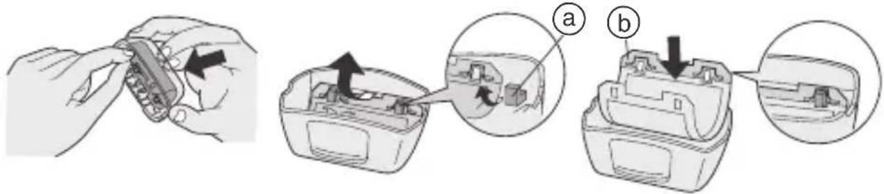 PANASONIC ES2055 - Fjerne den ytre folien - 1