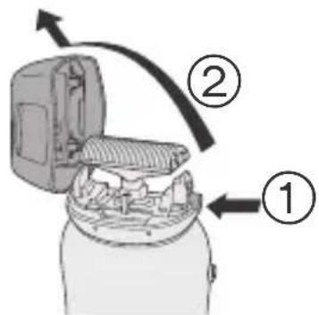 PANASONIC ES2055 - Az epilátor mosása - 2