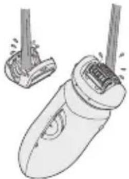 PANASONIC ES2055 - Washing your epilator - 4