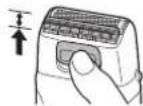 PANASONIC ERGY50 - Using the pop-up trimmer - 1