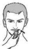 PANASONIC ERGY50 - ▶ Forma mustaschen - 2
