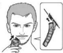 PANASONIC ERGY50 - Utilización del recortador para barba ER-GY50 - 3