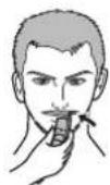 PANASONIC ERGY50 - ▶ Modeler votre moustache - 2