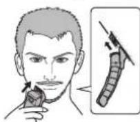 PANASONIC ERGY50 - ▶ Aparar o bigode - 3