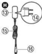 PANASONIC ERFGP82 - Identificacion de las piezas - 4