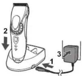 PANASONIC ERDGP72 - Stecken Sie den Adapter in die Steckdose. - 1