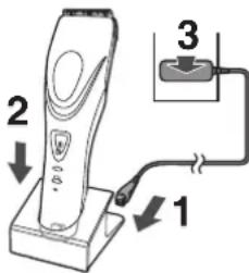 PANASONIC ERDGP62 - Caricamento del tagliacapelli - 1