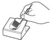 PANASONIC ERDGP62 - Pulizia del supporto di ricarica - 1