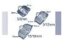 PANASONIC ER5209 - Sabots de 3/6 mm, 9/12 mm, 15/18 mm - 1