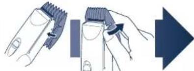 PANASONIC ER5209 - Introduzir o acessório - 3