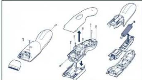 PANASONIC ER5209 - Rimozione della batteria ricaricabile integrata - 1