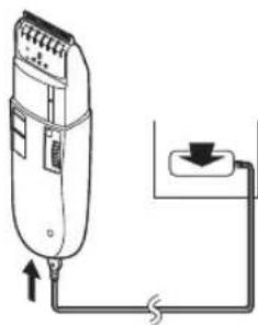 PANASONIC ER2302 - Carga de el recortador - 1