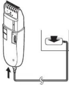 PANASONIC ER2302 - Trimmerin lataaminen - 1