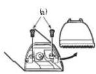 PANASONIC ER2302 - Sádan fjernes det indbyggede genopladelige batteri - 1
