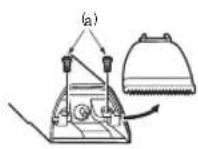 PANASONIC ER2302 - Sisänrakennetun akun irrottaminen - 1