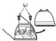 PANASONIC ER2302 - Retrait de la batterie rechargeable intégrée - 1