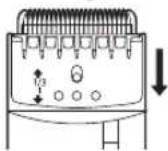 PANASONIC ER2302 - Brug af trimmeren - 5
