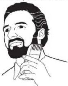 PANASONIC ER2302 - Bruke trimmeren - 1