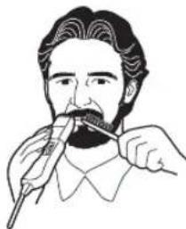 PANASONIC ER2302 - Brug af trimmeren - 2