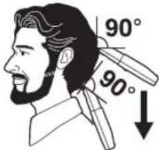 PANASONIC ER2302 - Verwendung des Bart-/Haarschneiders - 5