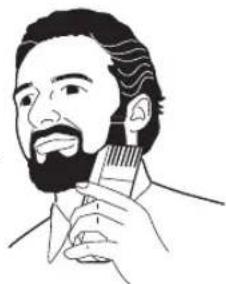 PANASONIC ER2302 - Používáni zastřihovace - 2