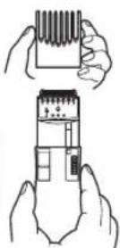 PANASONIC ER2302 - Utilisation de la tondeuse - 1