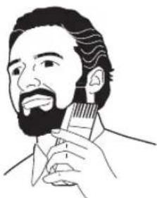 PANASONIC ER2302 - Trimmerin kaytto - 2