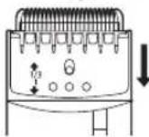 PANASONIC ER2302 - Utilizzo del rasoio - 7