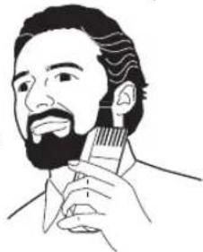 PANASONIC ER2302 - Používanie strihača - 2