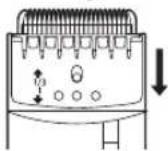PANASONIC ER2302 - Using the trimmer - 6