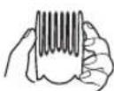PANASONIC ER2201 - Using the trimmer - 1